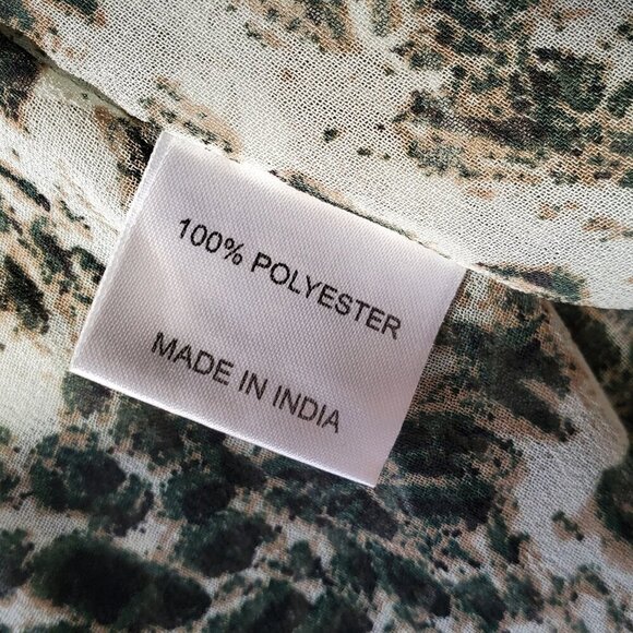 Snakeskin Animal Print Kimono Top Sheer Artsy Coverup with Loads of Style! OS - Picture 12 of 16